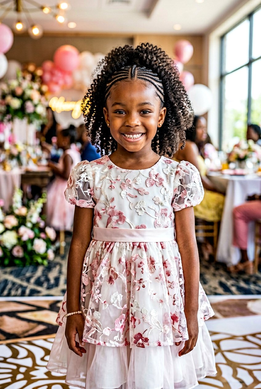 Cornrows With Curly Ponytail For Little Girls - 20 cornrow styles for little girls - 20 cornrow styles for little girls