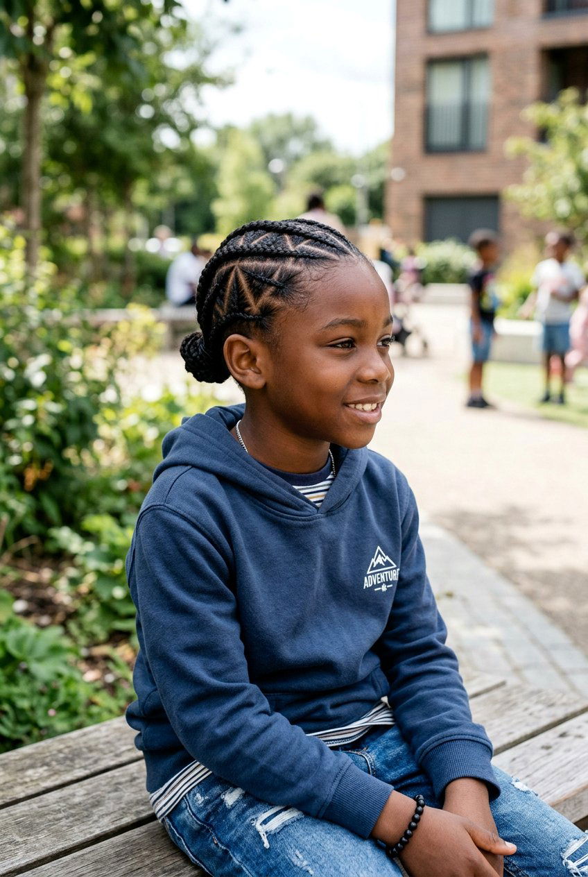 Cornrows With Triangle Parts For Boys - 20 cornrow styles for boys - 20 cornrow styles for boys