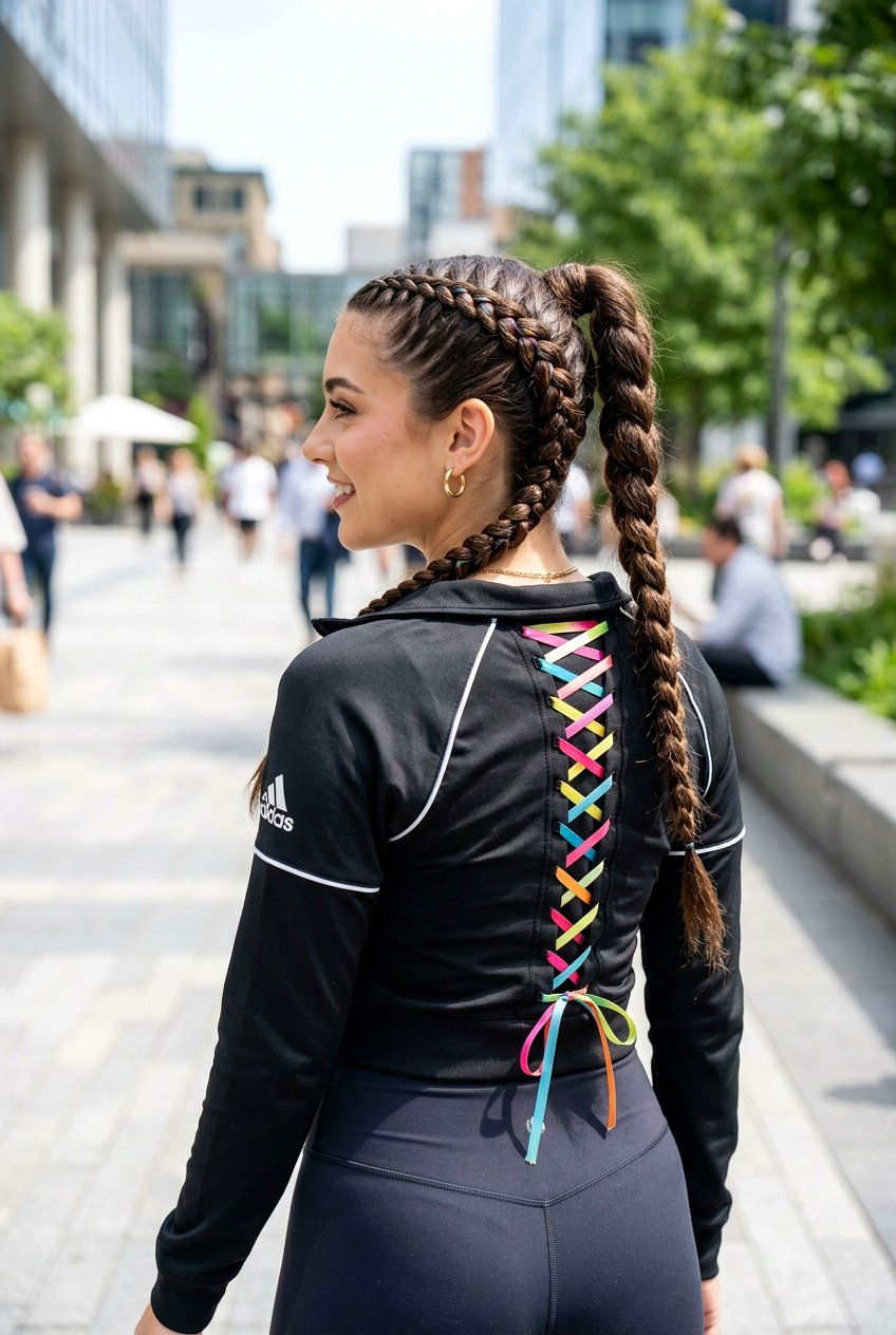 Corset Braids - 20 braided hairstyle for vacation photos - 20 braided hairstyle for vacation photos