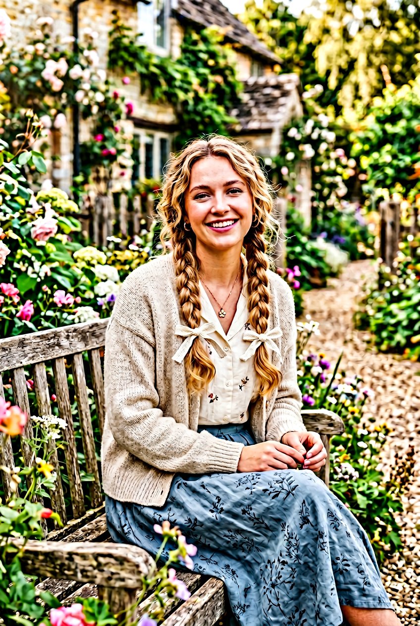 Cottagecore Braided Pigtails - 20 cottagecore braid hairstyle - 20 cottagecore braid hairstyle