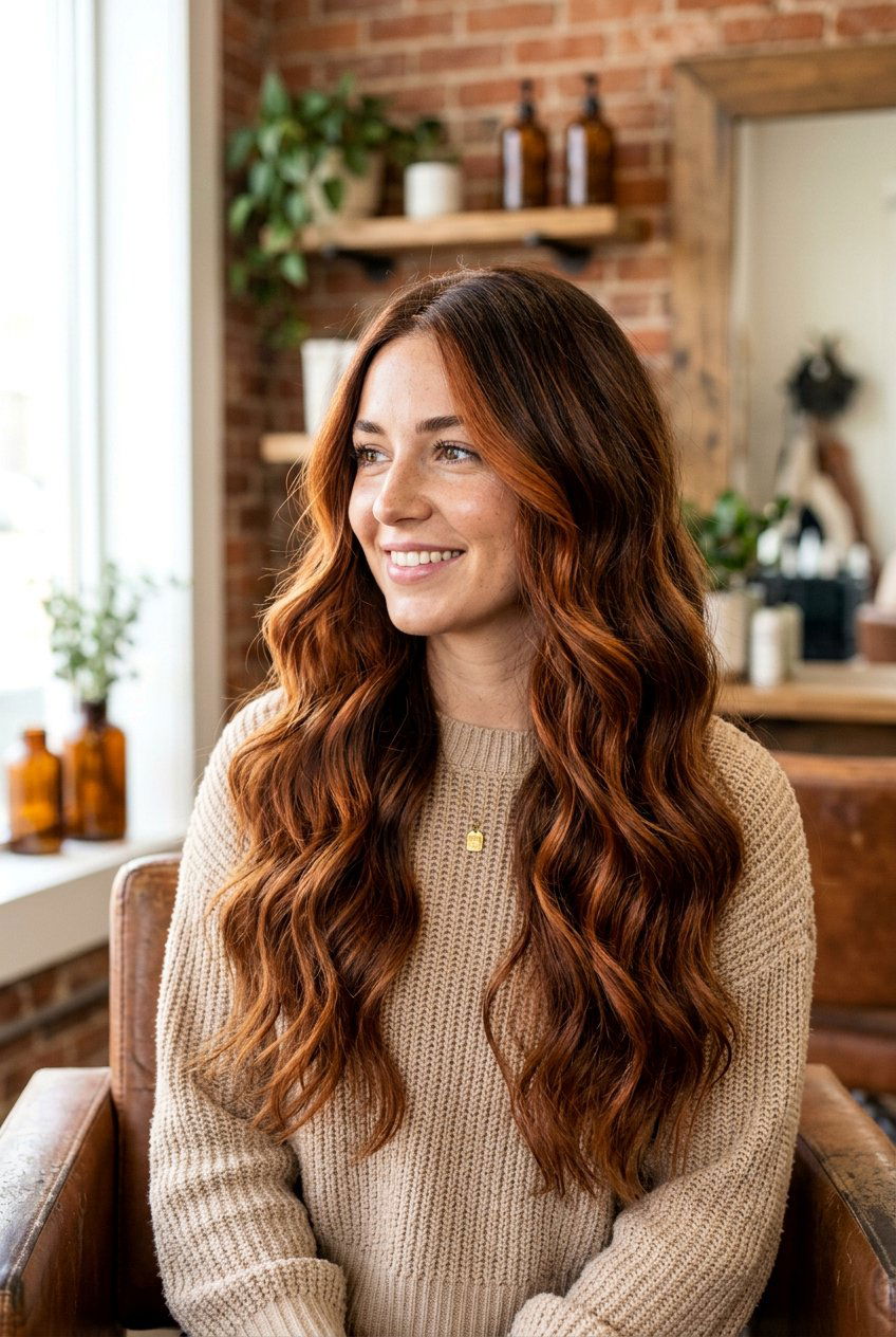 Cowboy Copper For Brunettes - 20 sun kissed brunette hair - 20 sun kissed brunette hair