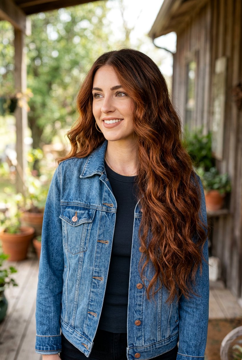 Cowboy Copper Hair For Brunettes - 20 low maintenance red brunette hair color - 20 low maintenance red brunette hair color