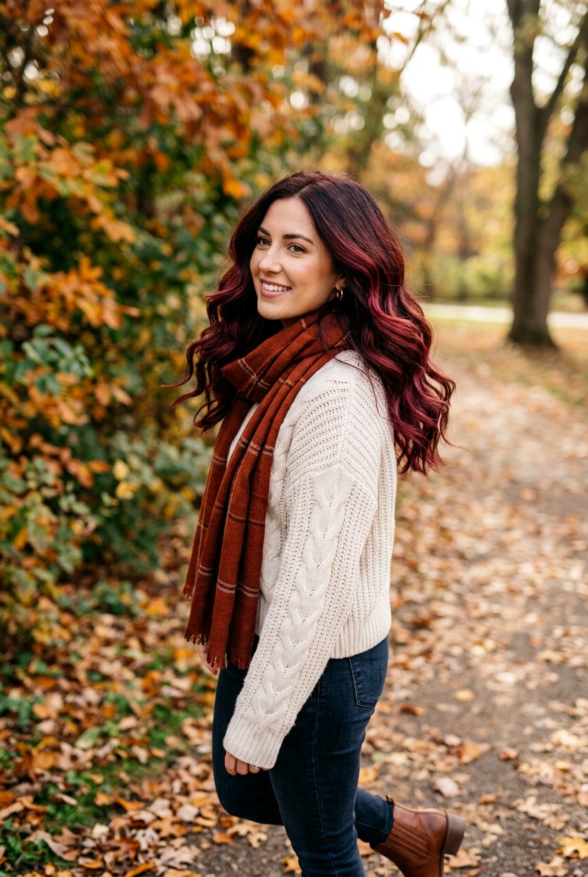 Cranberry Balayage On Dark Brown Hair - 20 cranberry balayage hair color - 20 cranberry balayage hair color