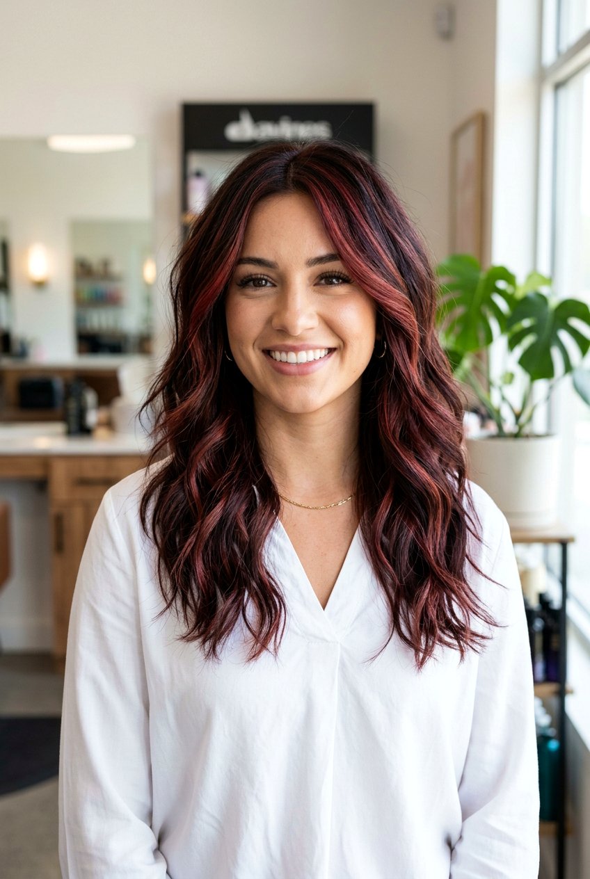 Cranberry Red Hair with Highlights - 20 cranberry red hair color - 20 cranberry red hair color