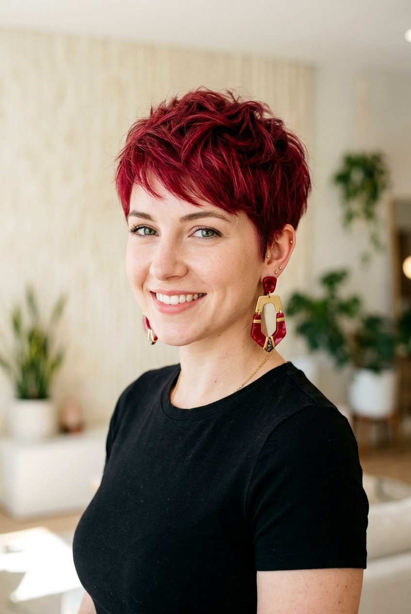 20 Breathtaking Cranberry Red Hair Color Ideas to Try Now