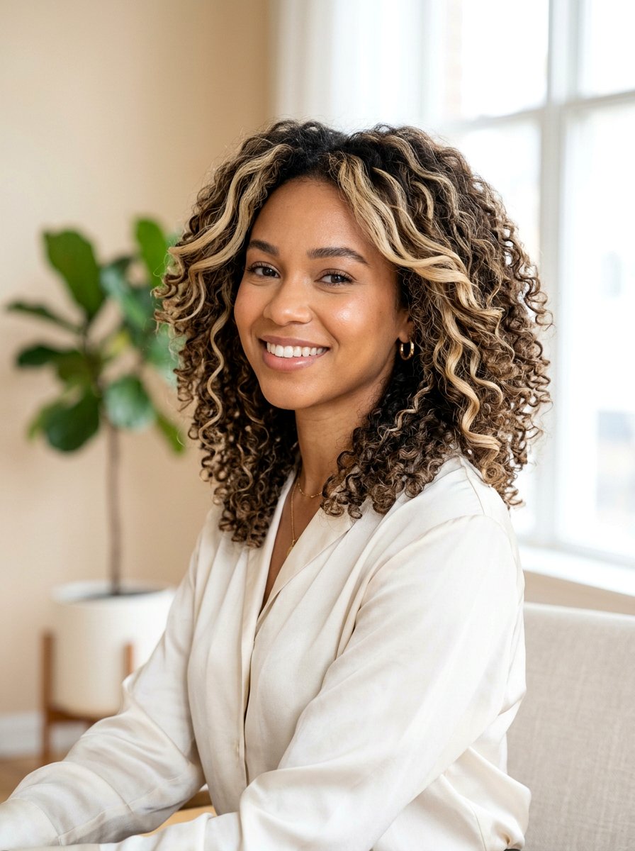 Cream Blonde Highlights On Textured Hair - 20 classy blonde highlights ideas - 20 classy blonde highlights ideas