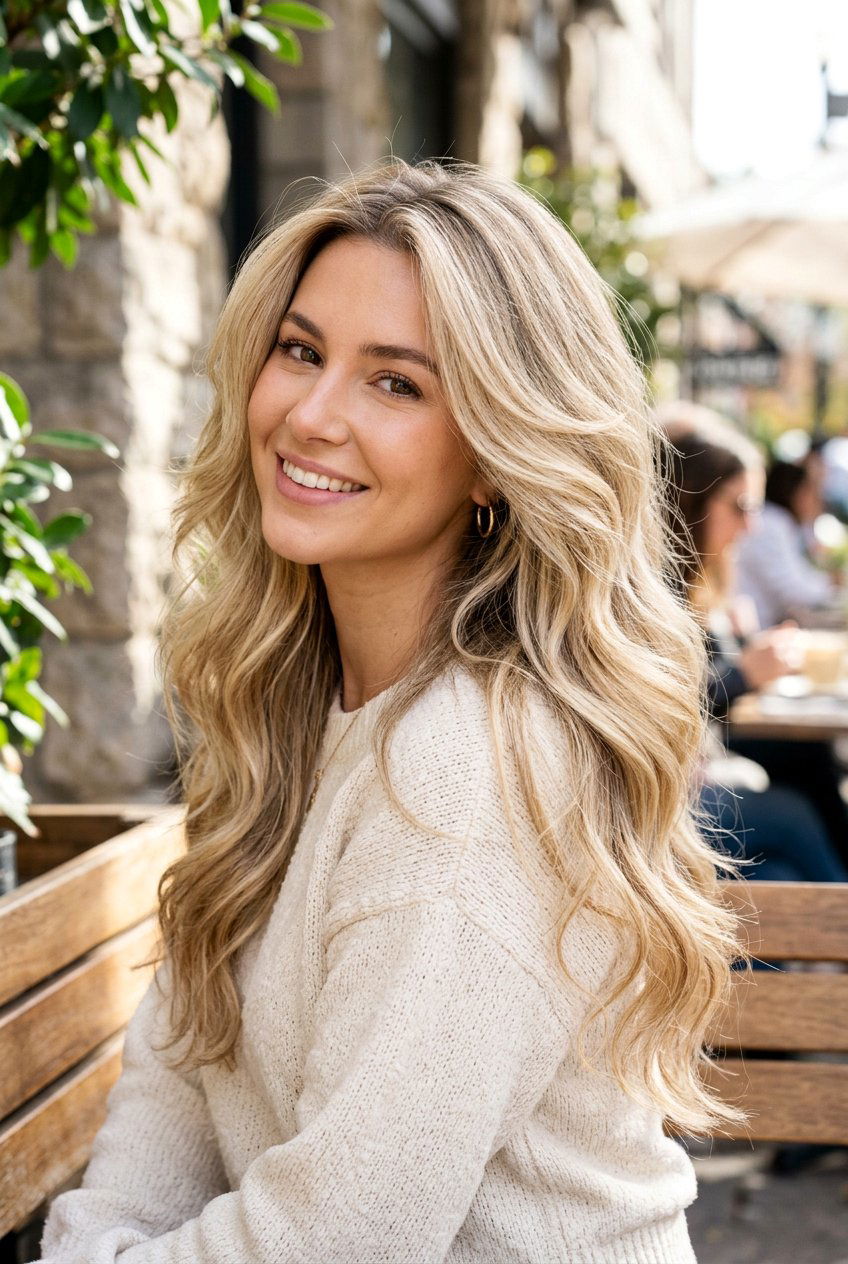 Creamy Blonde Balayage On Thick Hair - 20 low maintenance blonde balayage - 20 low maintenance blonde balayage