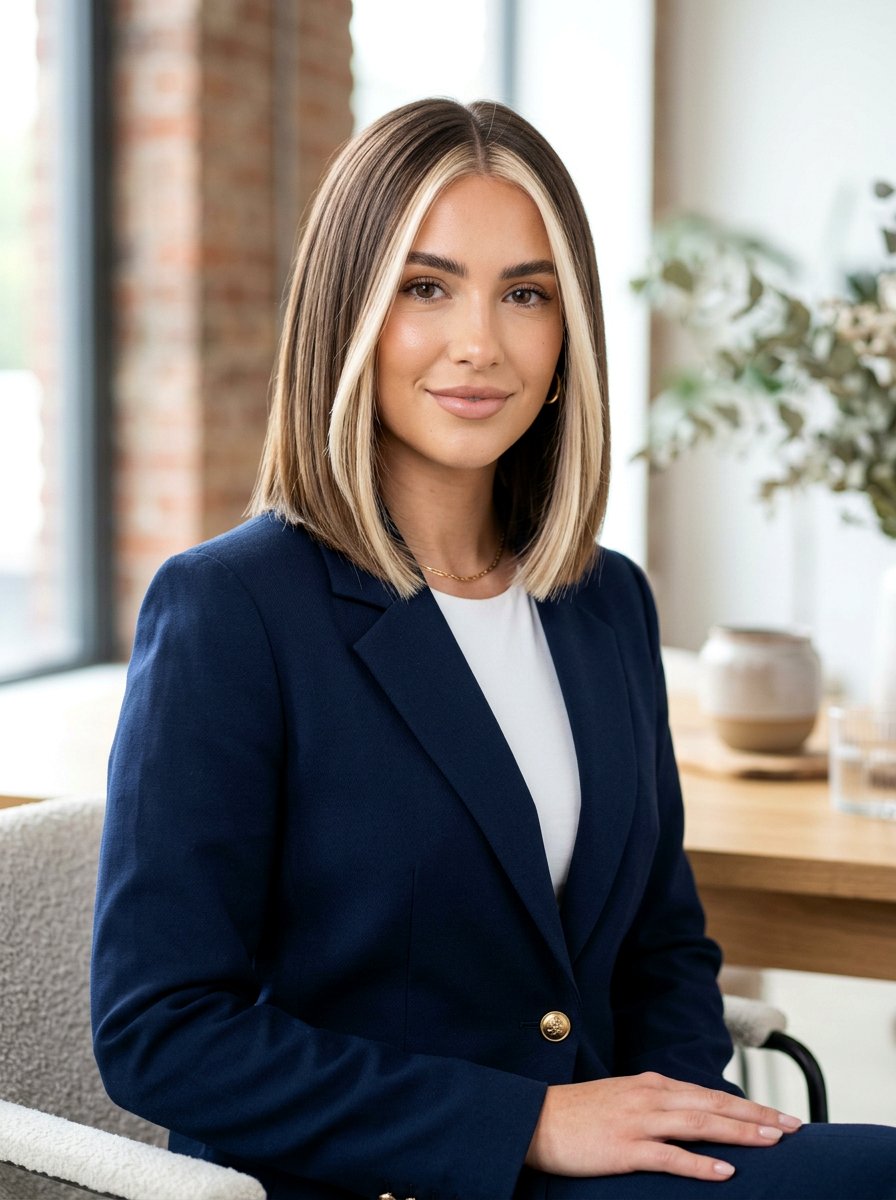 Creamy Blonde Face Framing Highlights Blunt Bob - 20 creamy blonde with face framing highlights - 20 creamy blonde with face framing highlights