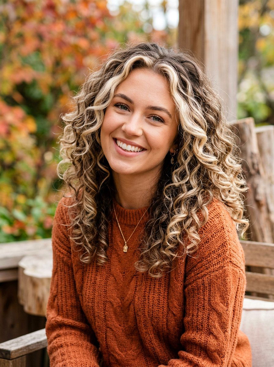 Creamy Blonde Face Framing Highlights Curly Hair - 20 creamy blonde with face framing highlights - 20 creamy blonde with face framing highlights