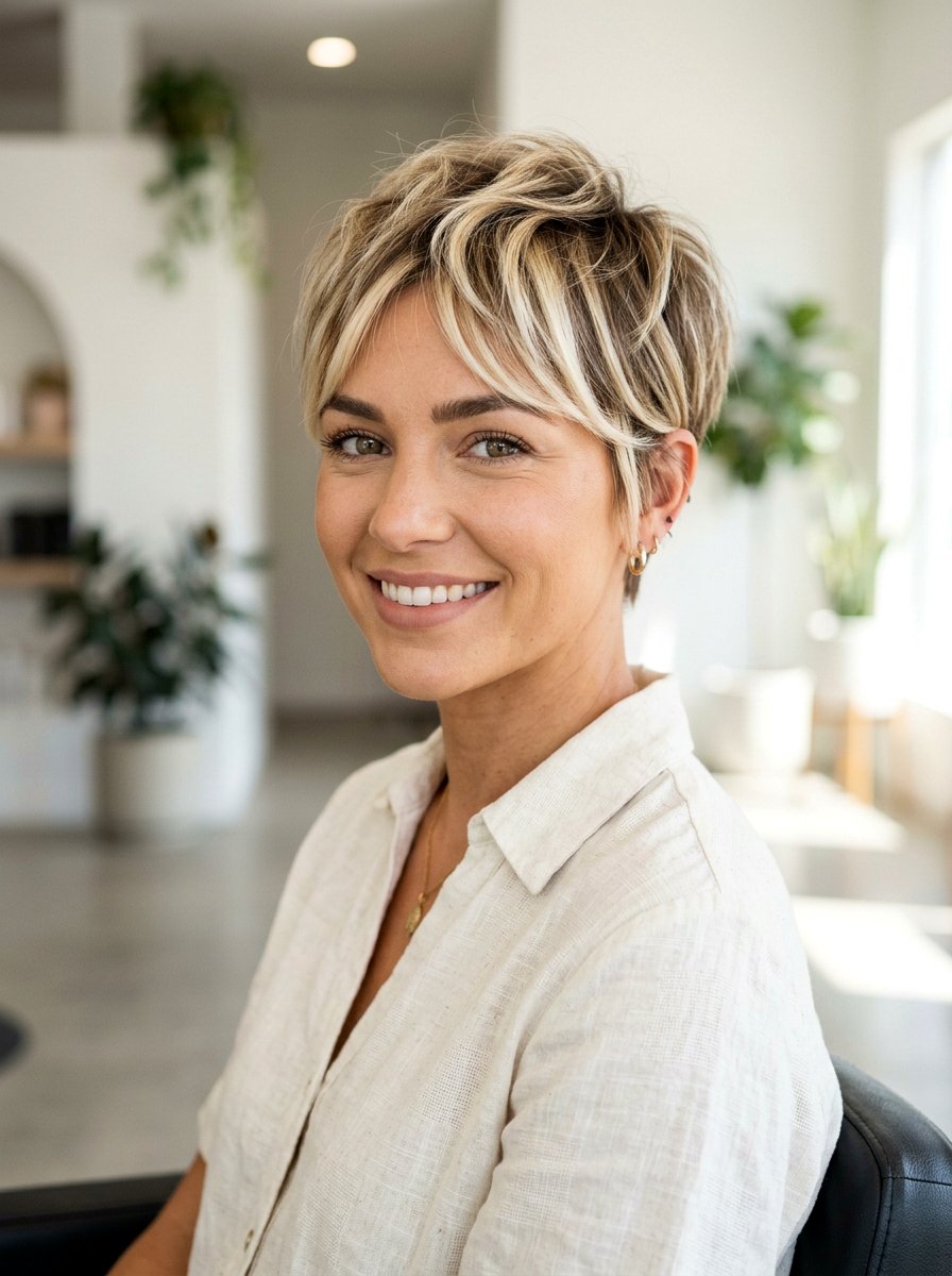 20 Stunning Creamy Blonde With Face Framing Highlights Ideas