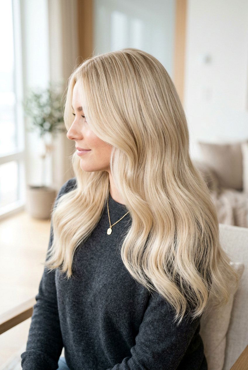 Creamy Blonde Hair - 20 spring hair color ideas - 20 spring hair color ideas