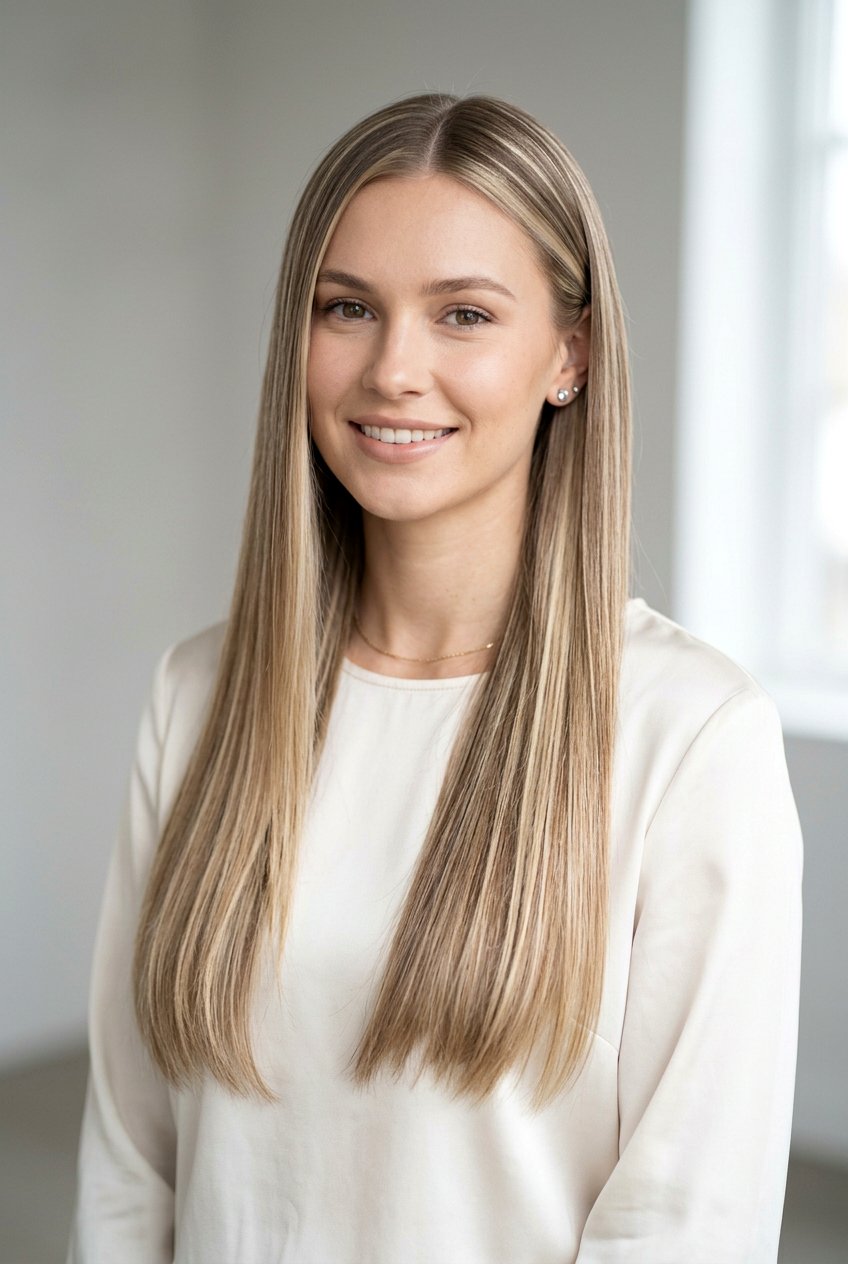 Creamy Blonde Highlights On Dirty Blonde Hair With Gloss Finish - 20 creamy blonde highlights on dirty blonde hair - 20 creamy blonde highlights on dirty blonde hair