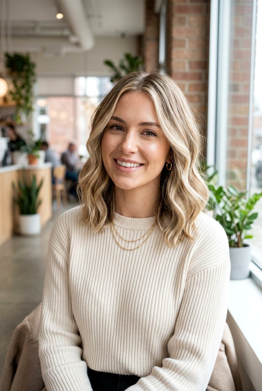 Creamy Blonde Highlights On Dirty Blonde Lob - 20 creamy blonde highlights on dirty blonde hair - 20 creamy blonde highlights on dirty blonde hair