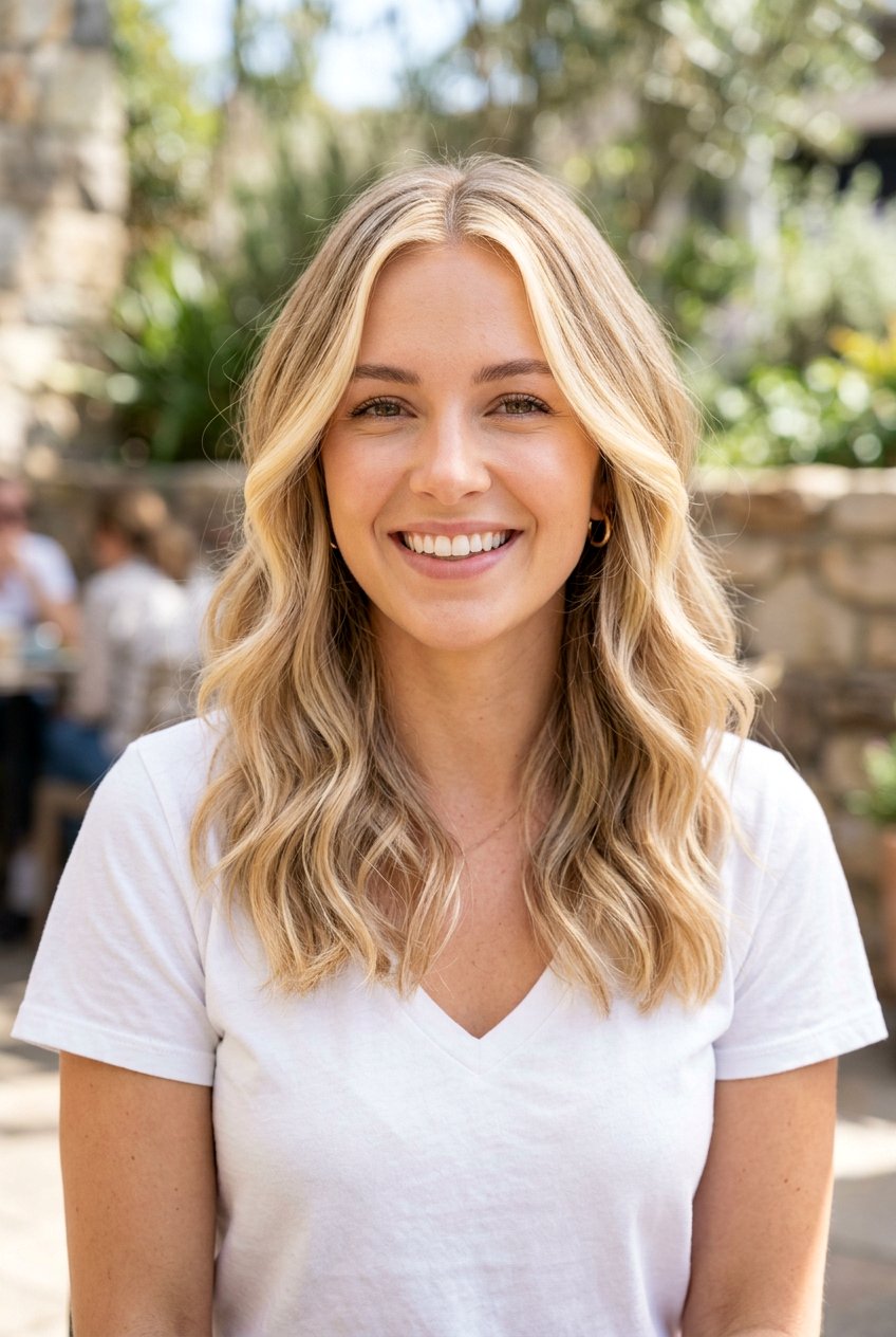 Creamy Blonde Money Piece Hair - 20 creamy golden blonde hair - 20 creamy golden blonde hair