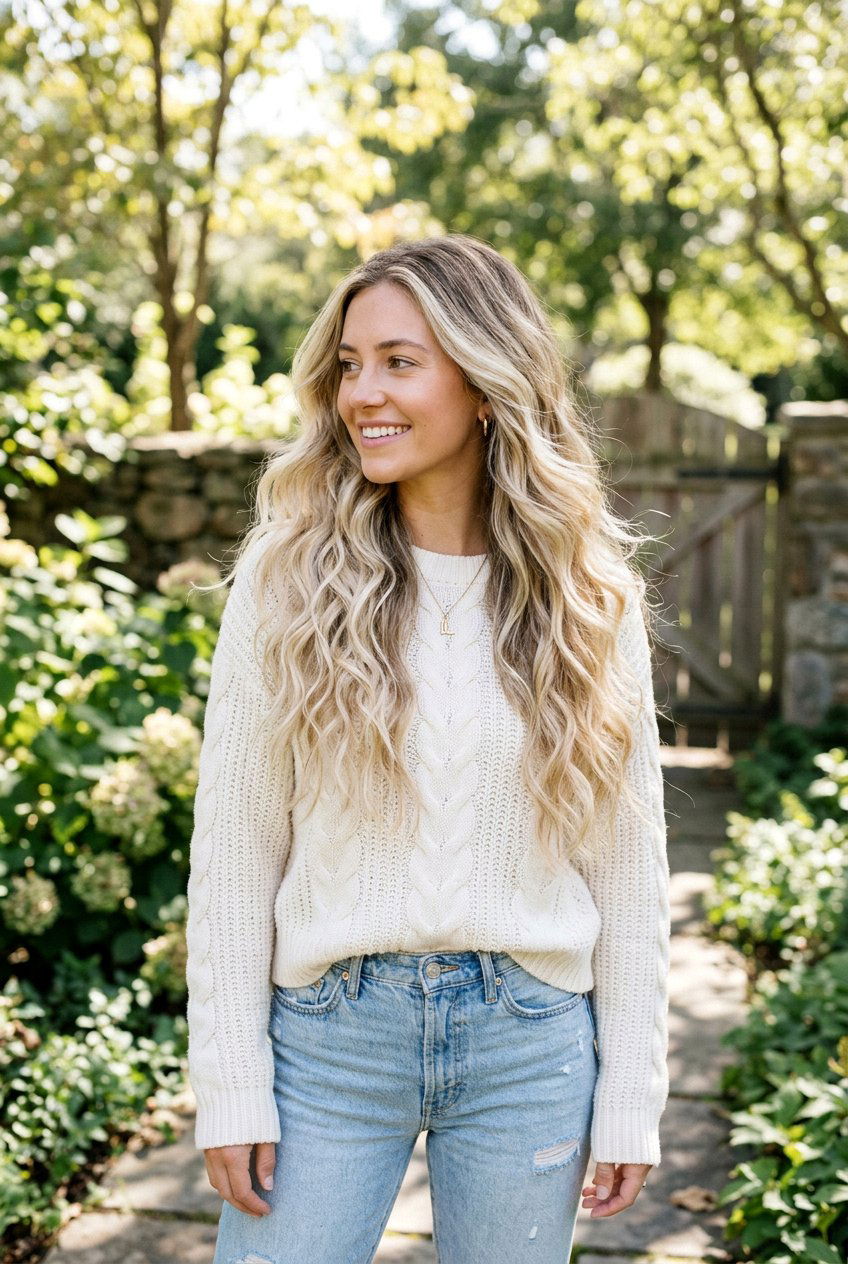 20 Creamy Blonde Highlights on Dirty Blonde Hair Ideas