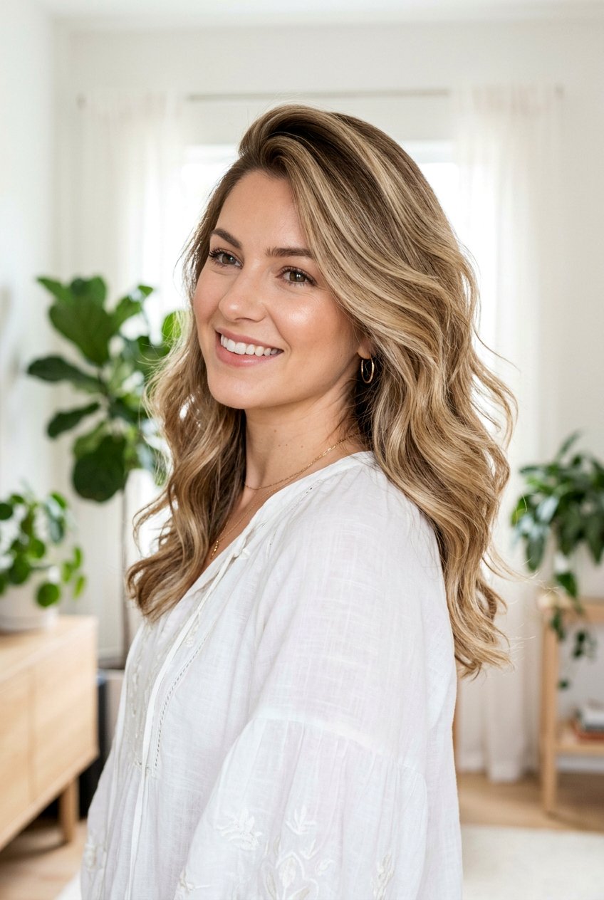 20 Stunning Creamy Bronde Balayage Ideas for Medium Hair