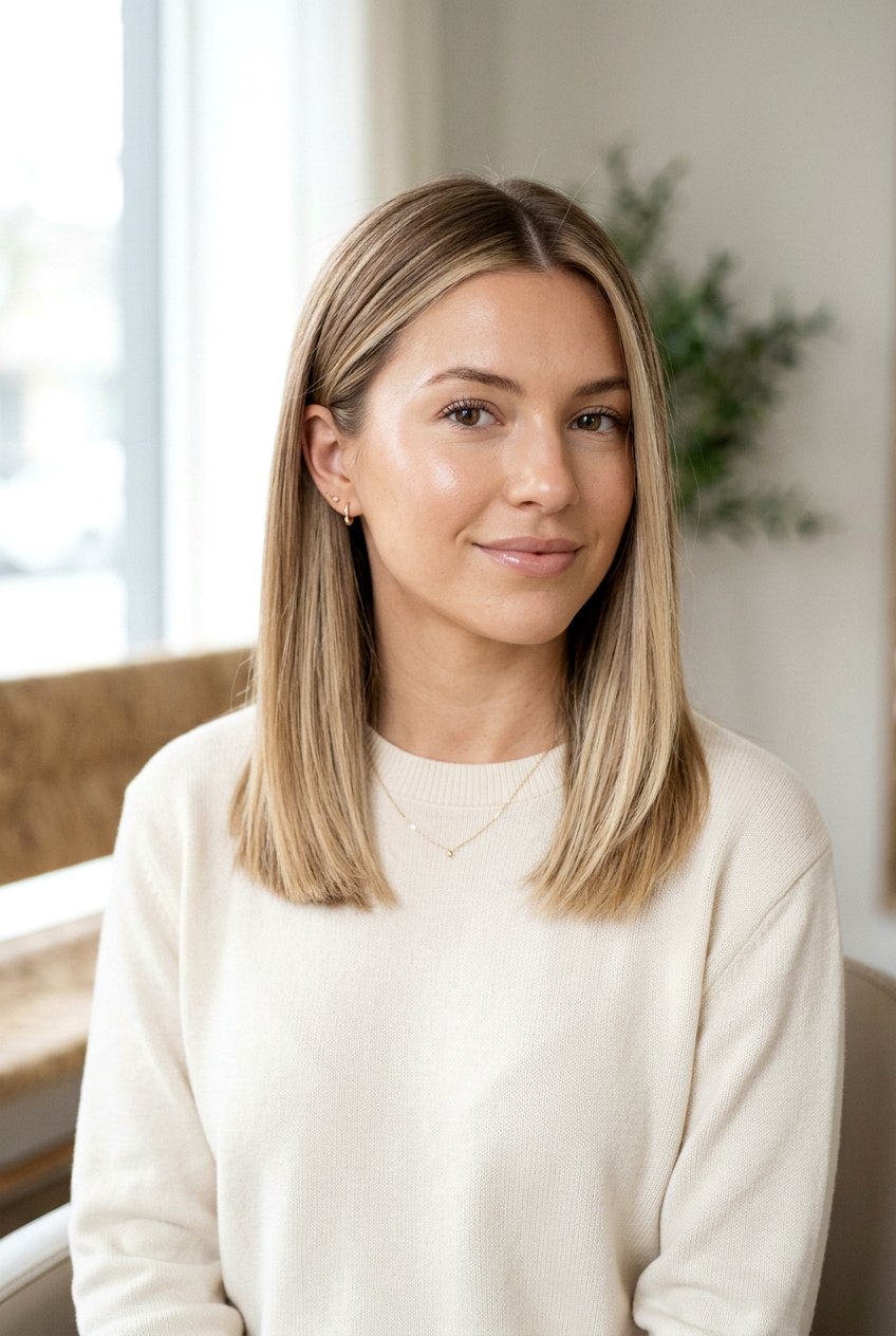 Creamy Bronde Balayage On Shoulder Length Hair - 20 creamy bronde balayage for medium hair - 20 creamy bronde balayage for medium hair