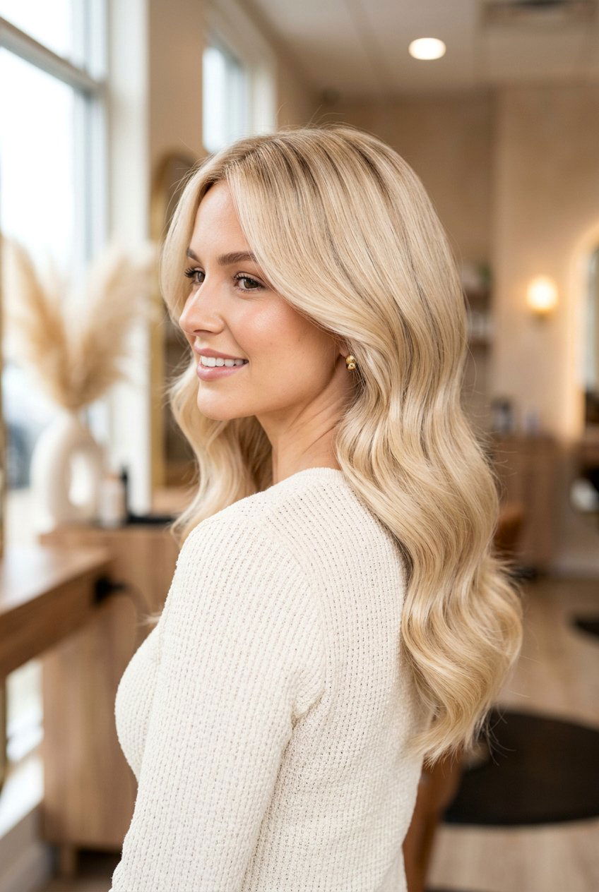 Creamy Champagne Blonde - 20 champagne blonde hair color - 20 champagne blonde hair color