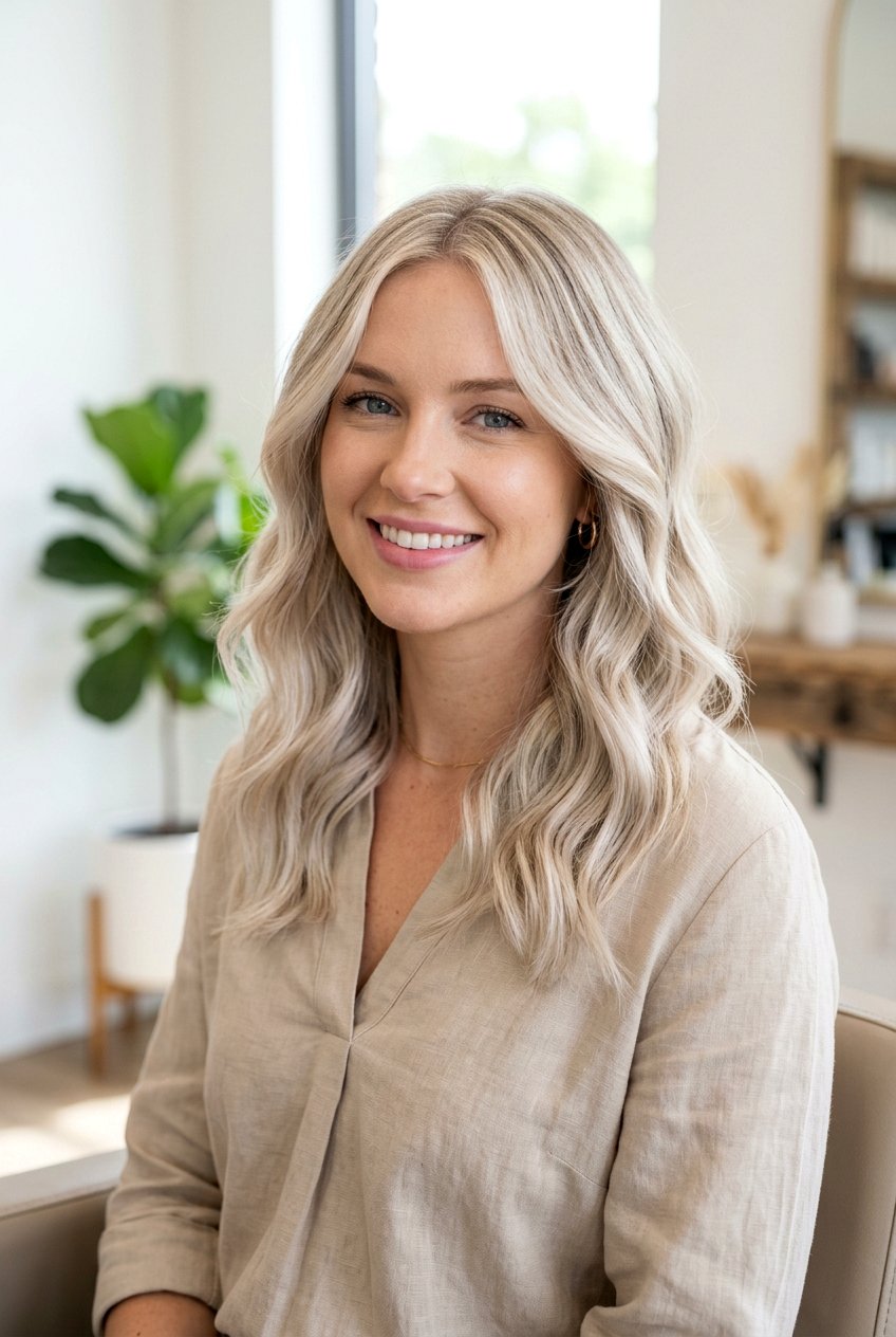 Creamy Platinum Blonde With Subtle Lowlights - 20 creamy platinum blonde hair - 20 creamy platinum blonde hair