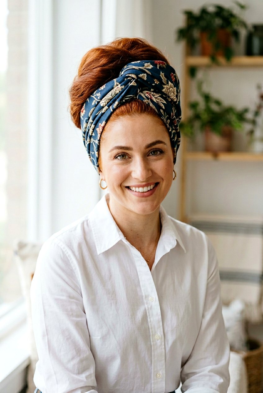 Cretonne Ribbon Wrap - 20 heatless curls for long thick hair - 20 heatless curls for long thick hair