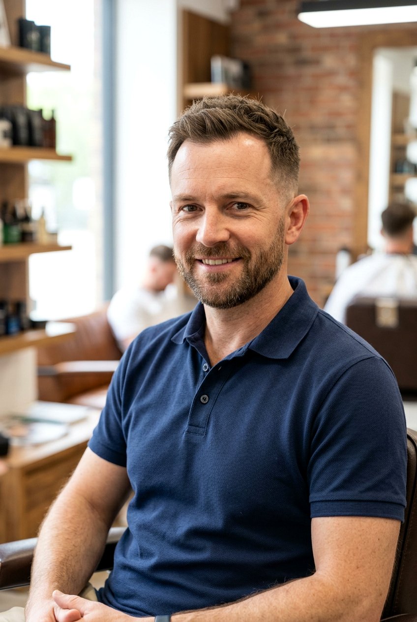 Crew Cut Haircut For Receding Hairline - 20 men haircut for receding temples - 20 men haircut for receding temples