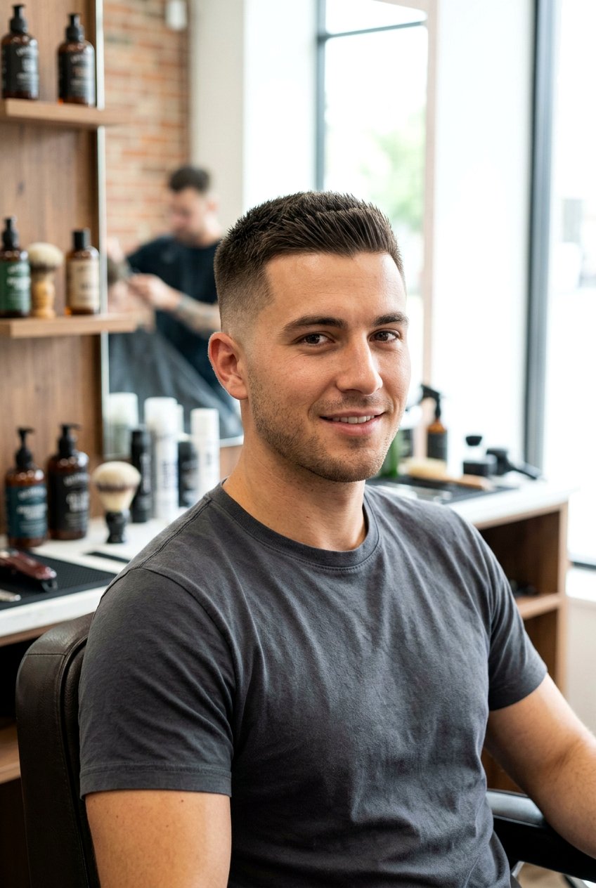 Crew Cut Haircut For Thick Hair - 20 men haircut ideas for thick hair - 20 men haircut ideas for thick hair