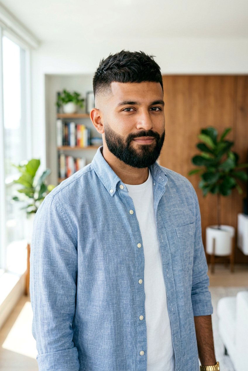 Crew Cut High Fade With Beard - 20 beard fade haircut - 20 beard fade haircut