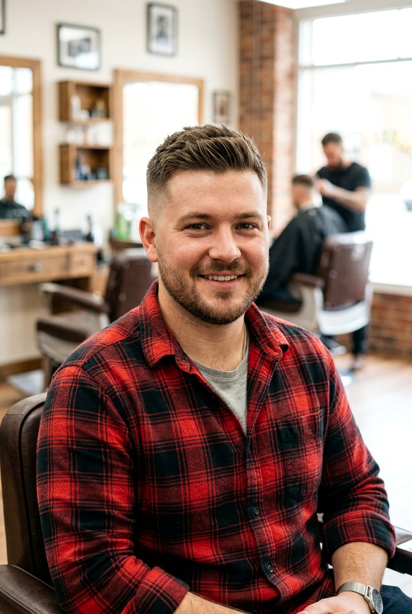 Crew Cut Men Haircut Round Face - 20 men haircut ideas for round face - 20 men haircut ideas for round face