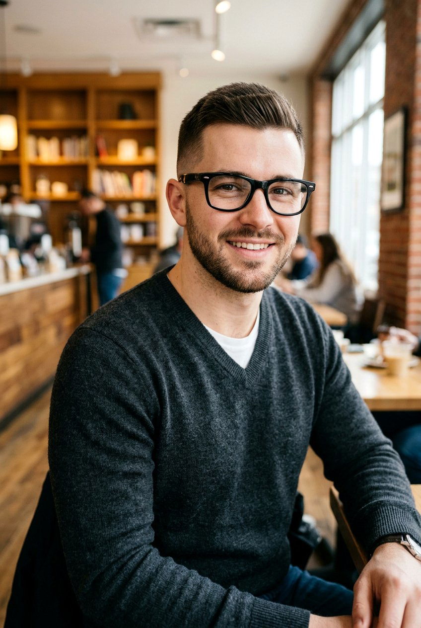 Crew Cut With Glasses - 20 men haircut with glasses mature style - 20 men haircut with glasses mature style