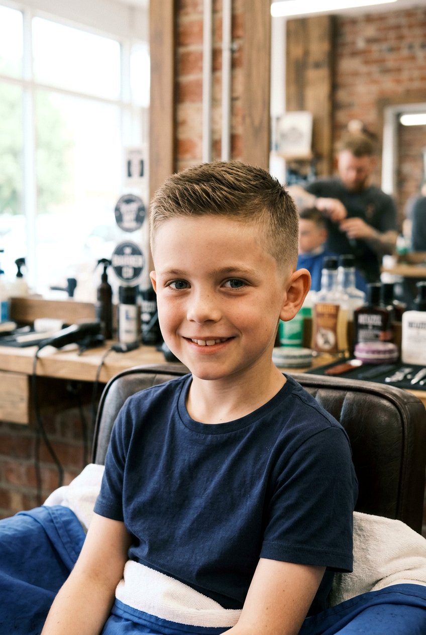 Crew Cut - 20 hairstyles for boys - 20 hairstyles for boys