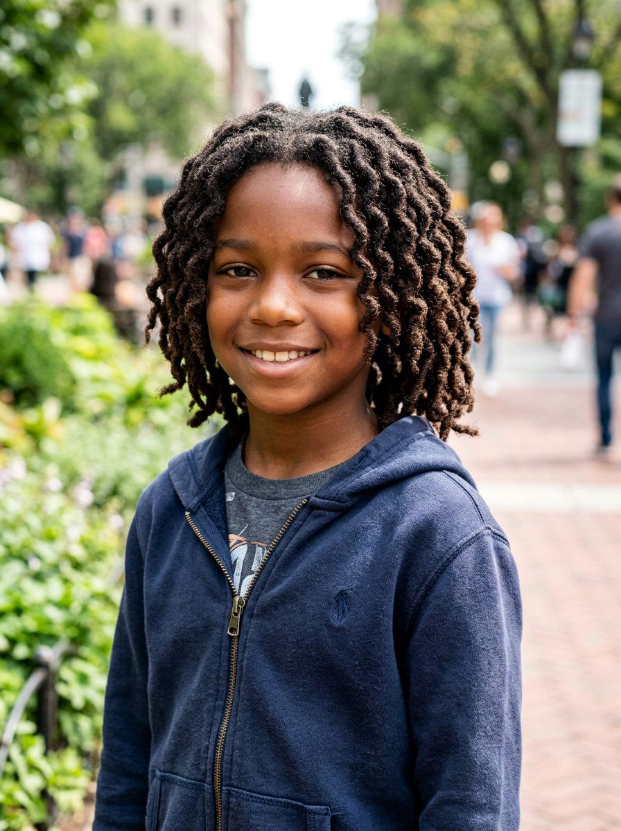 Crinkle Locs - 20 school loc styles for boys - 20 school loc styles for boys