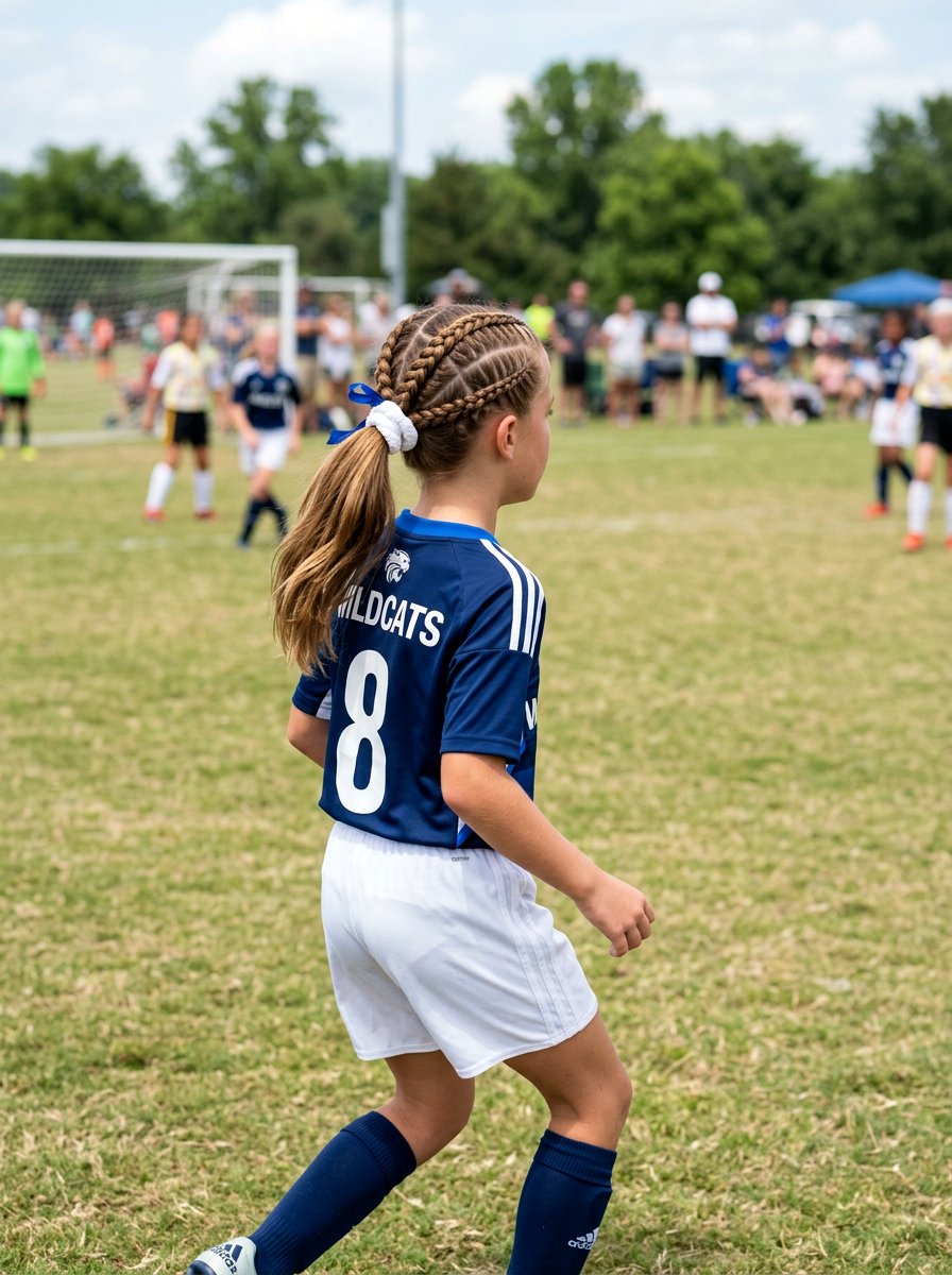 Criss Cross Braid Soccer Ponytail - 20 soccer braid ponytail - 20 soccer braid ponytail