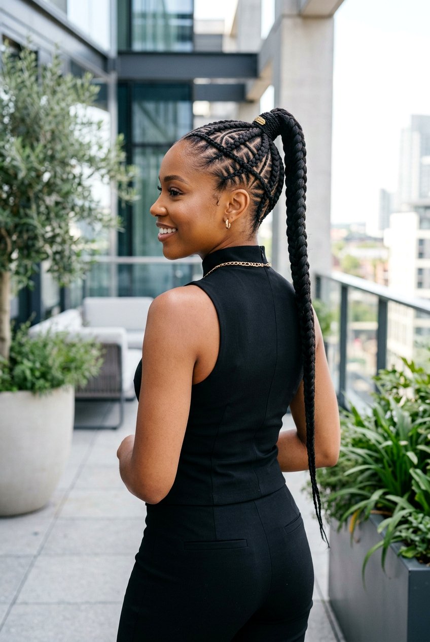 Criss Cross Braided Ponytail - 20 braided ponytail for wedding guest - 20 braided ponytail for wedding guest