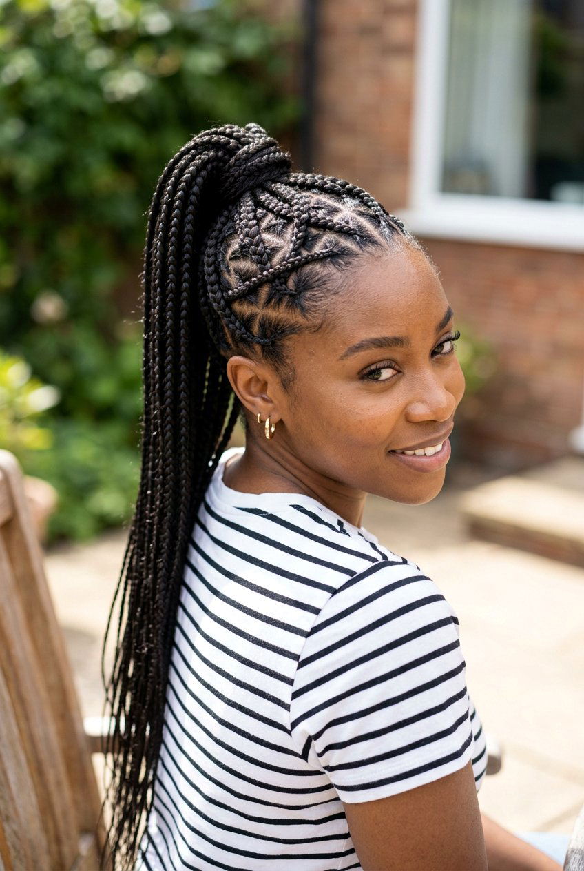 Criss Cross Braided Ponytail - 20 back to school braided ponytail - 20 back to school braided ponytail