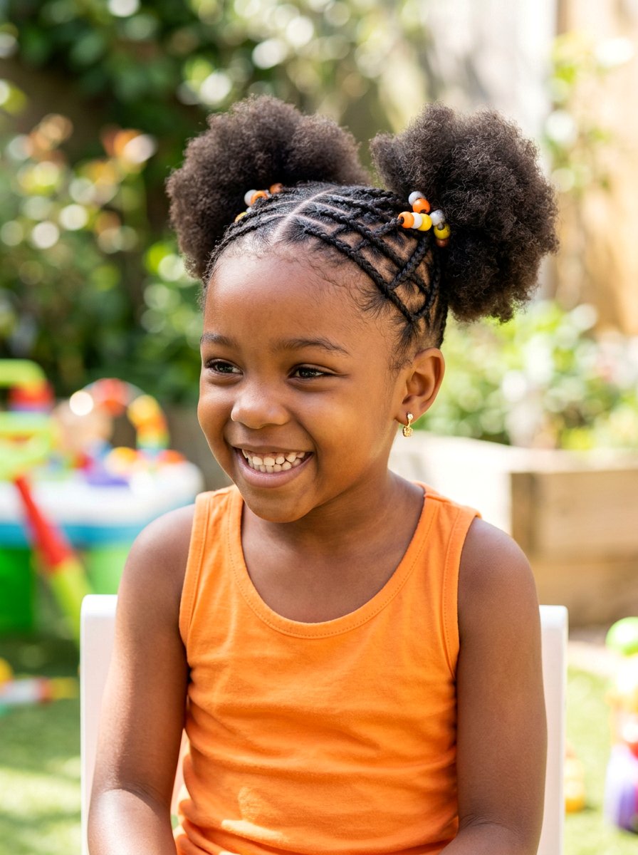 Criss Cross Braids For Kids - 20 quick natural hairstyles for kids - 20 quick natural hairstyles for kids