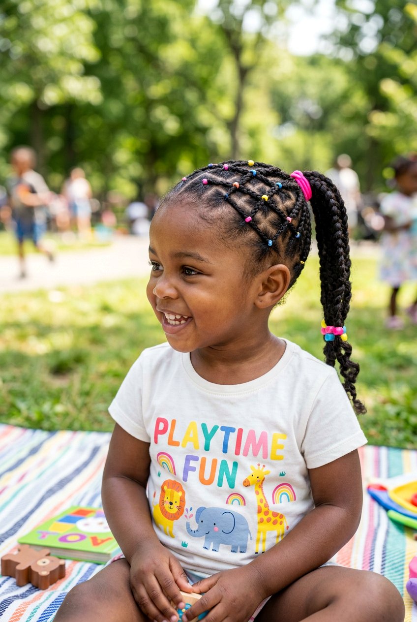 Criss Cross Braids For Toddlers - 20 cute braid styles for toddlers - 20 cute braid styles for toddlers