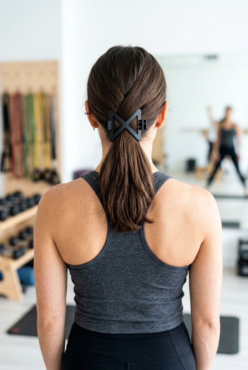 Criss Cross Section Clip - 20 overnight claw clip hairstyle - 20 overnight claw clip hairstyle