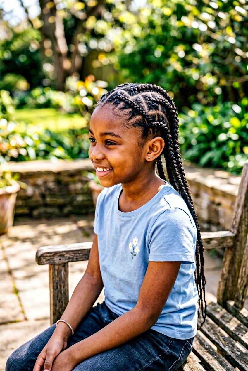 Criss Cross Stitch Braids For Girls - 20 stitch braids for girls - 20 stitch braids for girls