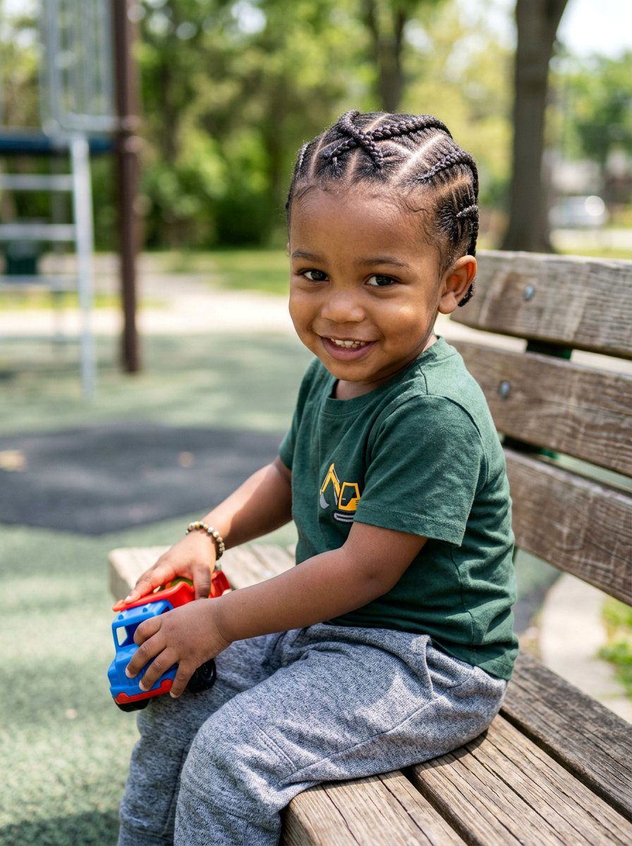 Criss cross braids for boys - 20 toddler braids for black boys - 20 toddler braids for black boys