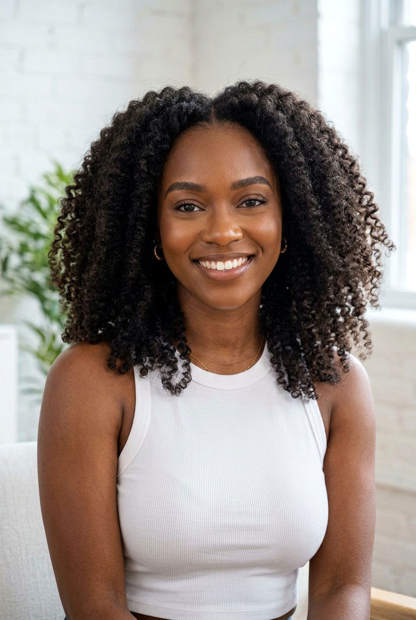 Crochet Braids with Curly Natural Hair Extensions - 20 protective styles for shoulder length natural hair - 20 protective styles for shoulder length natural hair