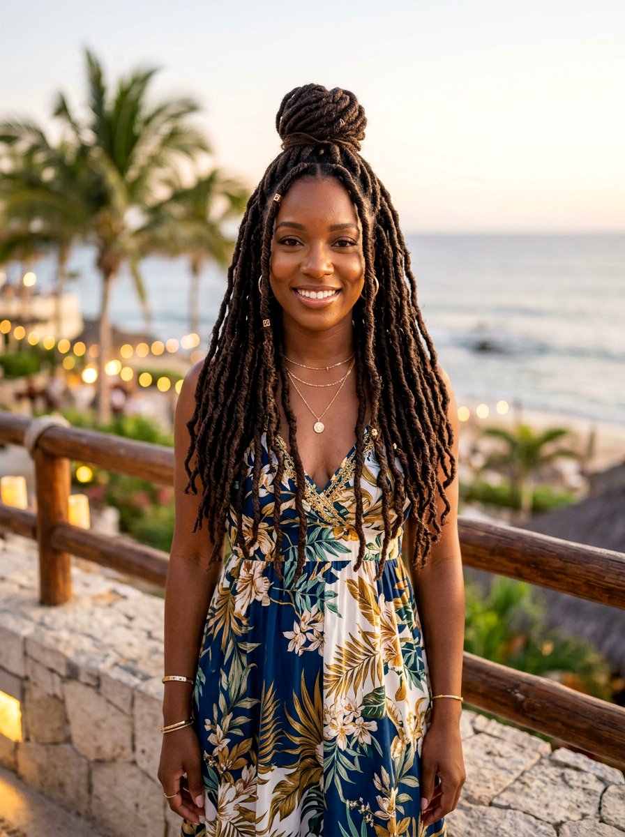 Crochet Faux Locs For Travel - 20 protective braid styles for vacation - 20 protective braid styles for vacation