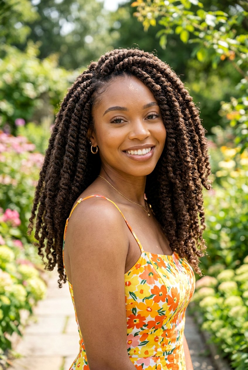 Crochet Twists - 20 summer twist hairstyles for natural hair - 20 summer twist hairstyles for natural hair