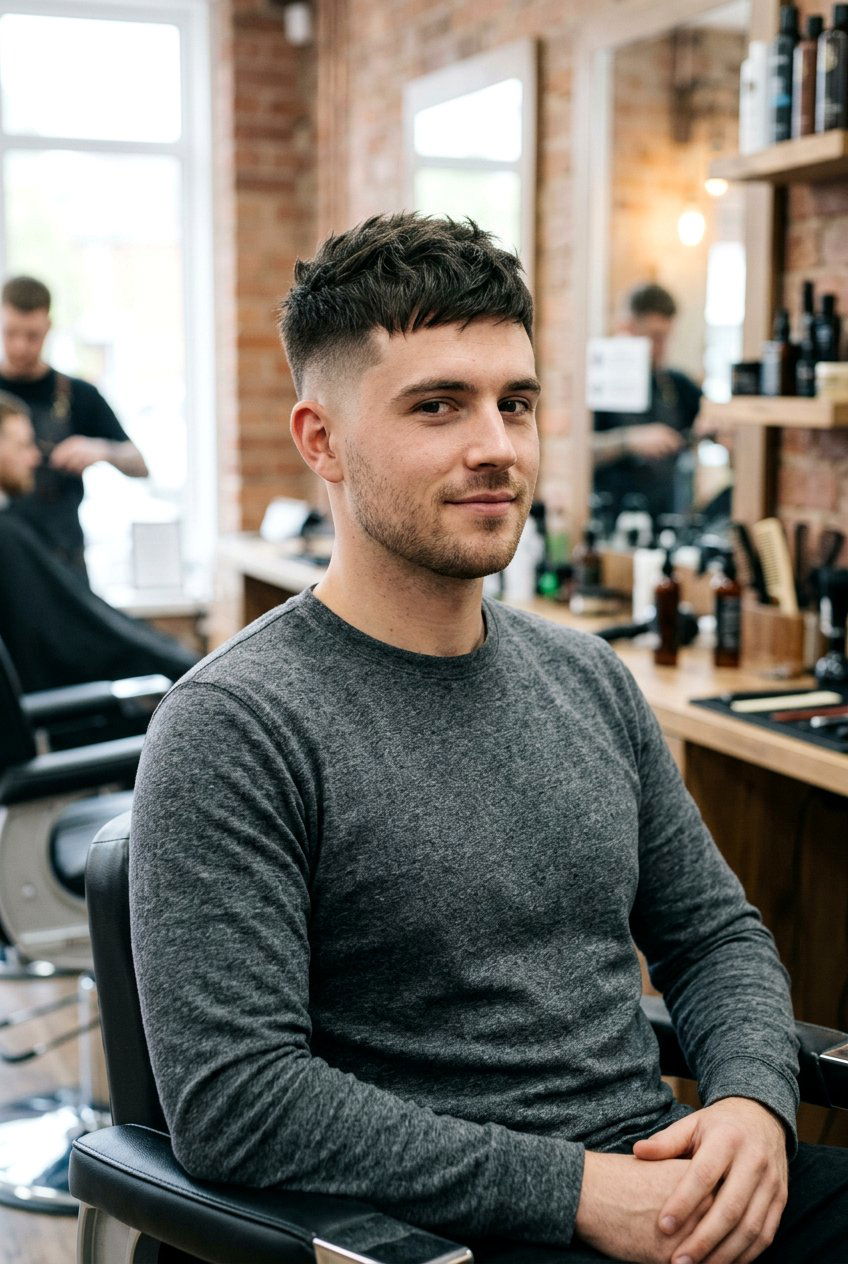 Crop Fade Haircut For Straight Hair Men - 20 crop fade haircut men - 20 crop fade haircut men