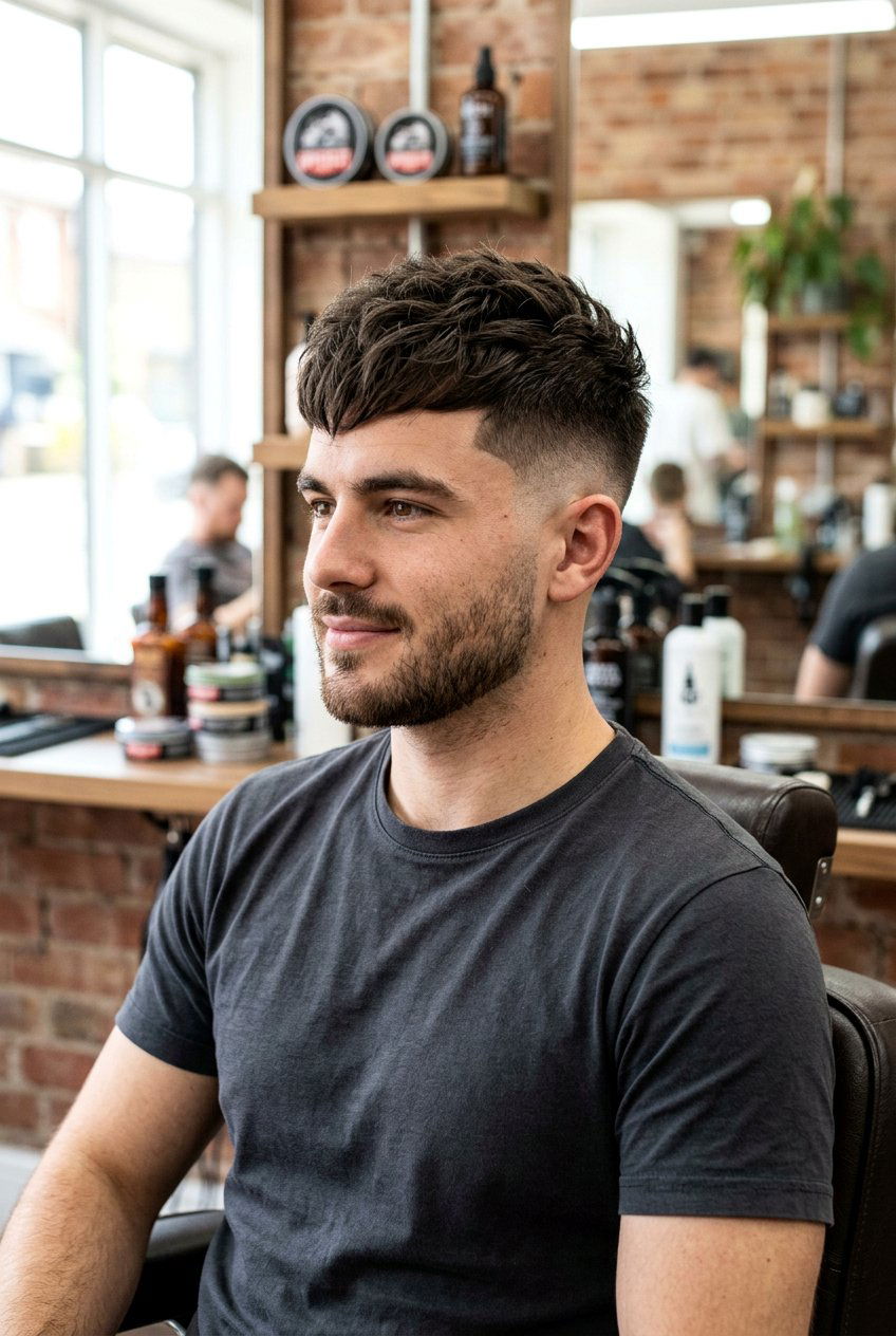 Crop Fade Haircut For Thick Hair Men - 20 crop fade haircut men - 20 crop fade haircut men