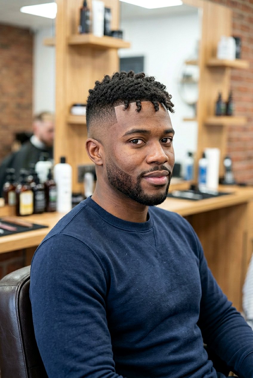 Crop Fade Haircut With Line Up Men - 20 crop fade haircut men - 20 crop fade haircut men