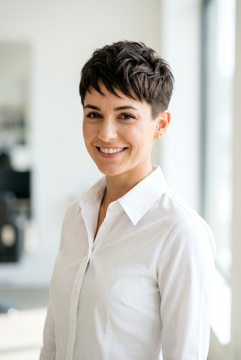 20 Classy Office Pixie Haircut Ideas for Professional Women