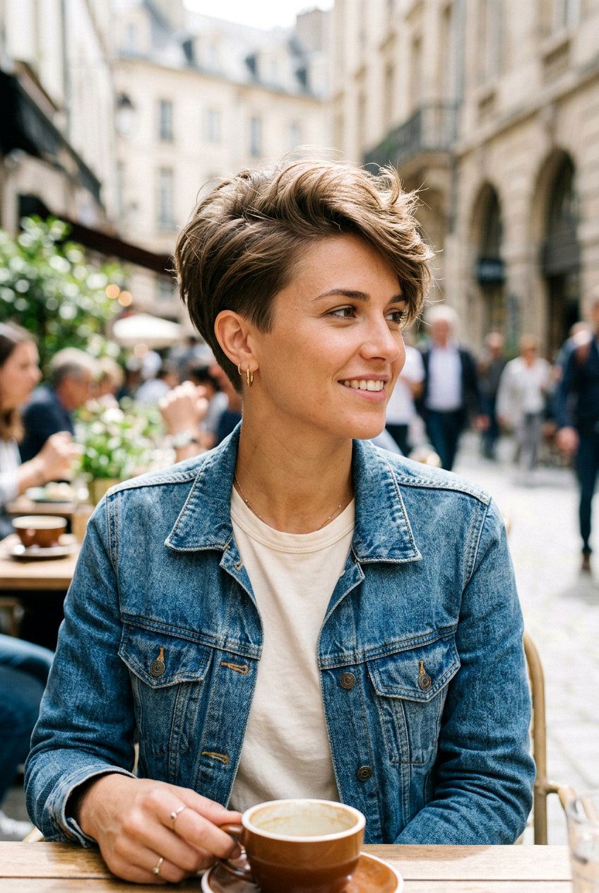Cropped Pixie Haircut With Long Top - 20 cropped pixie haircut for women - 20 cropped pixie haircut for women
