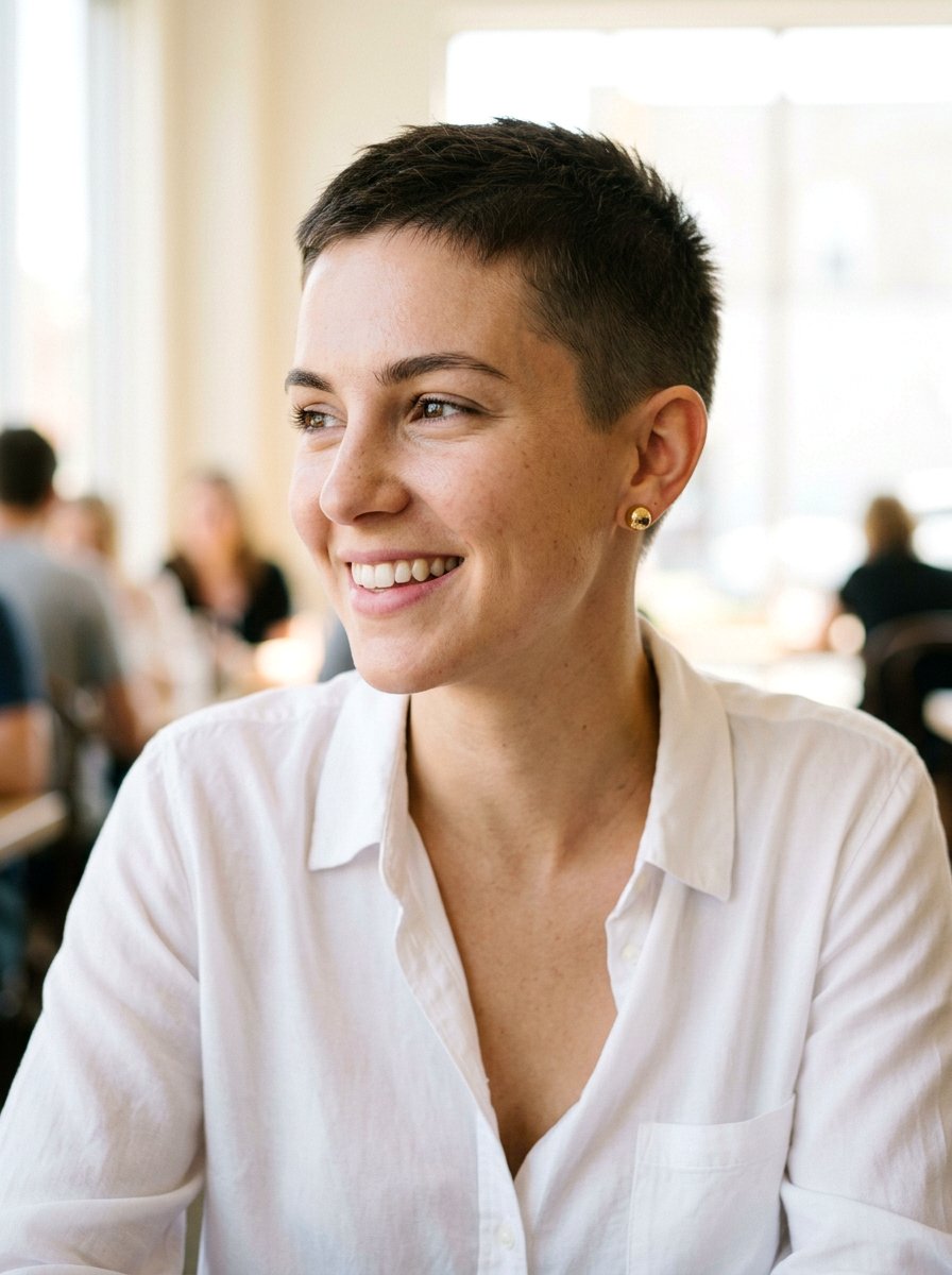 Cropped Pixie Haircut - 20 interview hairstyle with clean pixie cut - 20 interview hairstyle with clean pixie cut