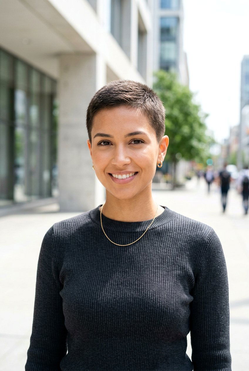 Cropped Short Haircut - 20 easy short haircut for busy mornings - 20 easy short haircut for busy mornings