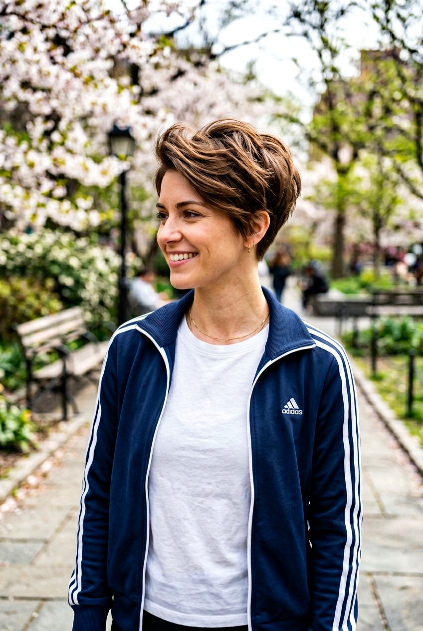 Cropped Wedge Cut - 20 low maintenance haircut for naturally gray women - 20 low maintenance haircut for naturally gray women